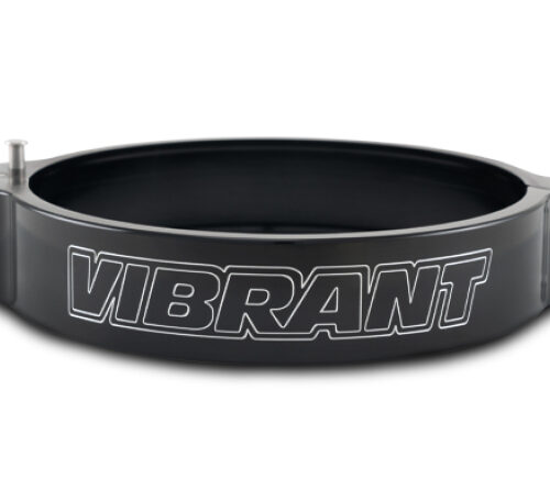 Vibrant 5in O.D. Aluminized HD 2.0 Clamp - Anodized Black (Clamp Only)