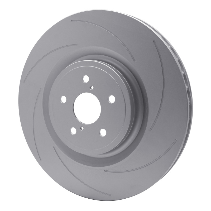 DFC 15-22 Lexus RC F Right Front GeoSPEC Coated Rotor - Slotted - Image 2