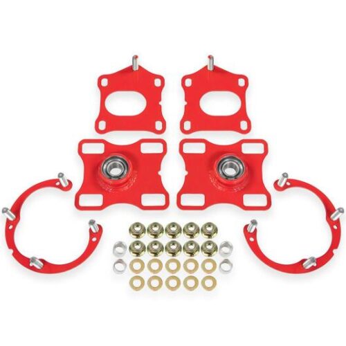 BMR Suspension 11-14 Ford Mustang Caster/Camber Plates - Red