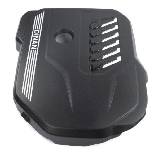 Dinan for 19-26 BMW B58D (G01/G02/G20/G22/G23/G26/G42) Matte Carbon Fiber Engine Cover w/Gloss Accents - Image 5