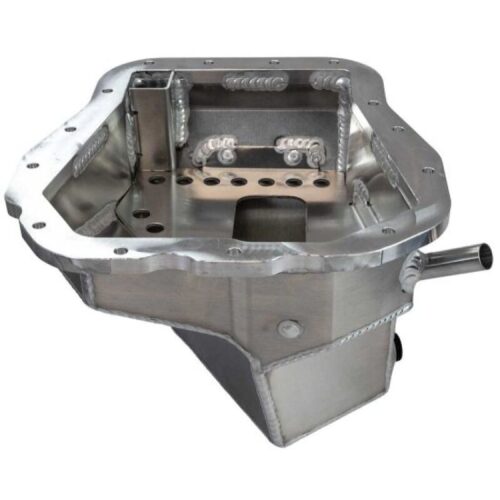 Alternative view of Moroso Subaru EJ20/EJ22/EJ25 Wet Sump 6qt 6-7/8in Deep Aluminum Oil Pan w/Pickup & Windage Tray