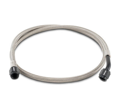 Vibrant Pre-Assembled Hose Assemblies -4AN 36in Length Hose End Style Straight/45 Degrees