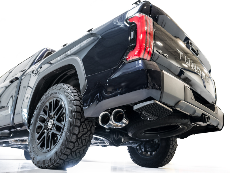 AWE Tuning 0FG Exhaust for 3rd Gen Toyota Tundra - Dual Chrome Silver Tips - Image 7
