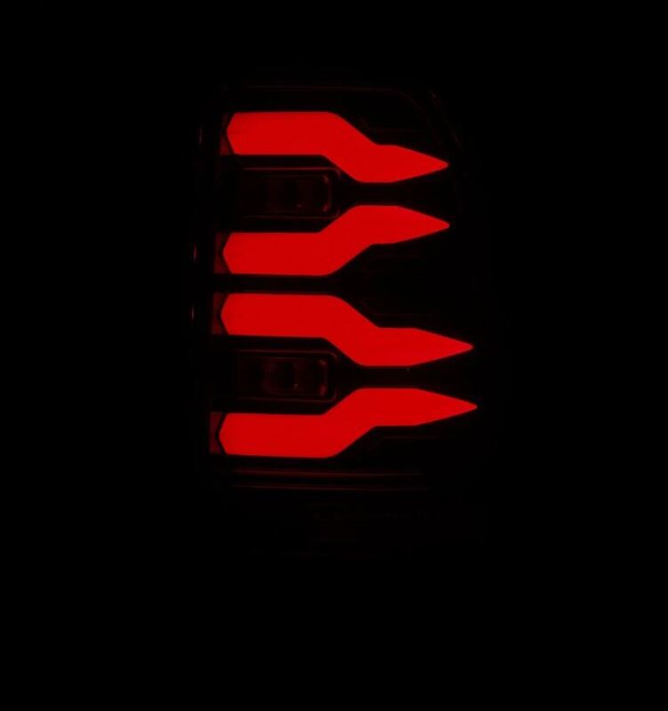 AlphaRex 97-03 Ford F150 / 99-16 Ford F250/F350/F450/F550 LUXX-Series LED Tail Lights - Alpha-Black - Image 4