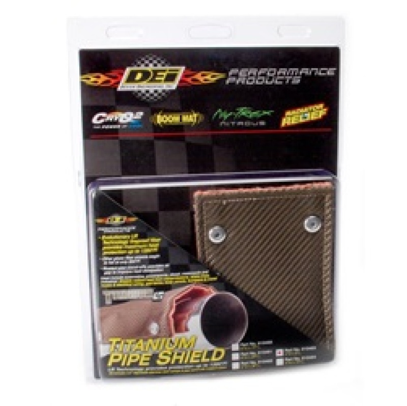 DEI Pipe Shield w/Stainless Steel Clamps - 4in x 8in - Titanium - Image 8