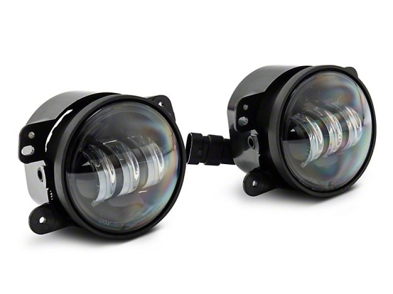 Raxiom for 2007-2022 Jeep Wrangler JK/JL Axial Series Tri-Bar LED Fog Lights- White - Image 2