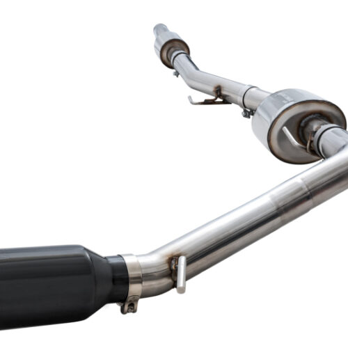 AWE Tuning 20-21 Jeep Gladiator JT 3.6L Tread Edition Cat-Back Single Side Exhaust - Diamond Blk Ti - Image 3