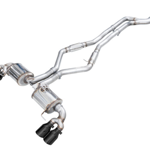 AWE Tuning Touring Edition Exhaust - Diamond Black Tips for 22-26 BMW M240i (G42)