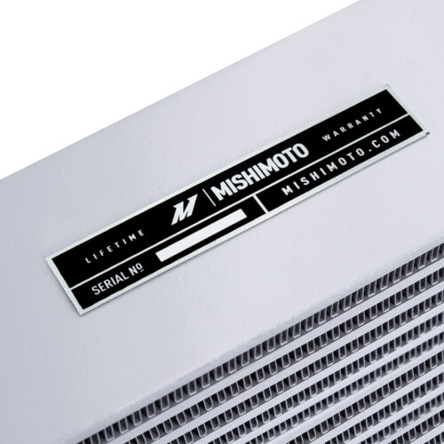 Mishimoto Heavy-Duty Oil Cooler - 17in. Same-Side Outlets - Silver - Image 3