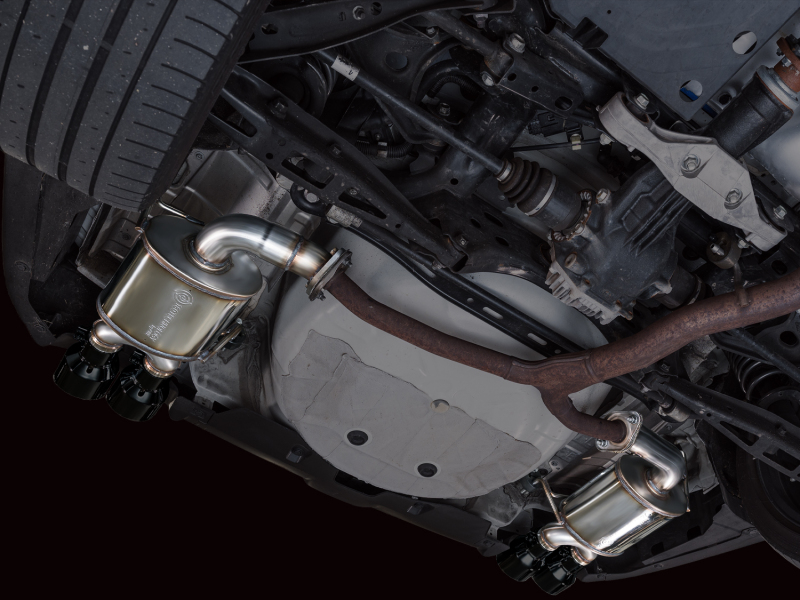 AWE Tuning Touring Edition Axle-Back Exhaust - Diamond Black Tips for 22-25 Subaru VB WRX - Image 10