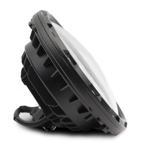 Raxiom for 1997-2018 Jeep Wrangler TJ/JK Axial Spider LED Headlight w/ Amber DRL- Chrome Hsng (Clear Lens) - Image 5