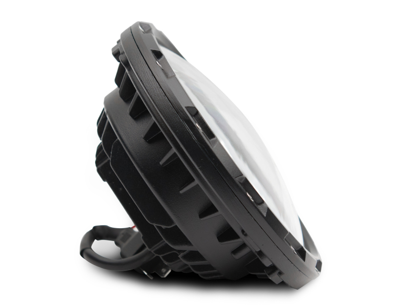 Raxiom for 1997-2018 Jeep Wrangler TJ/JK Axial Spider LED Headlight w/ Amber DRL- Chrome Hsng (Clear Lens) - Image 5