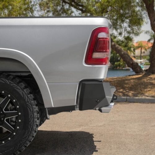 Addictive Desert Designs for 2019 Ram 1500 Hammer Stealth Fighter Rear Bumper w/ 6 Sensor Cutouts - Image 4