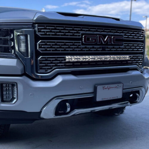 Alternative view of Baja Designs for 2020+ GMC 2500/3500 30in Grille LED Light Bar Kit S8 Driving Combo