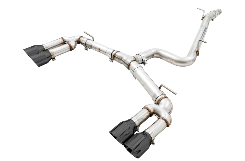 AWE Tuning Track Edition Exhaust w/Diamond Black Tips 102mm for Audi 8V S3