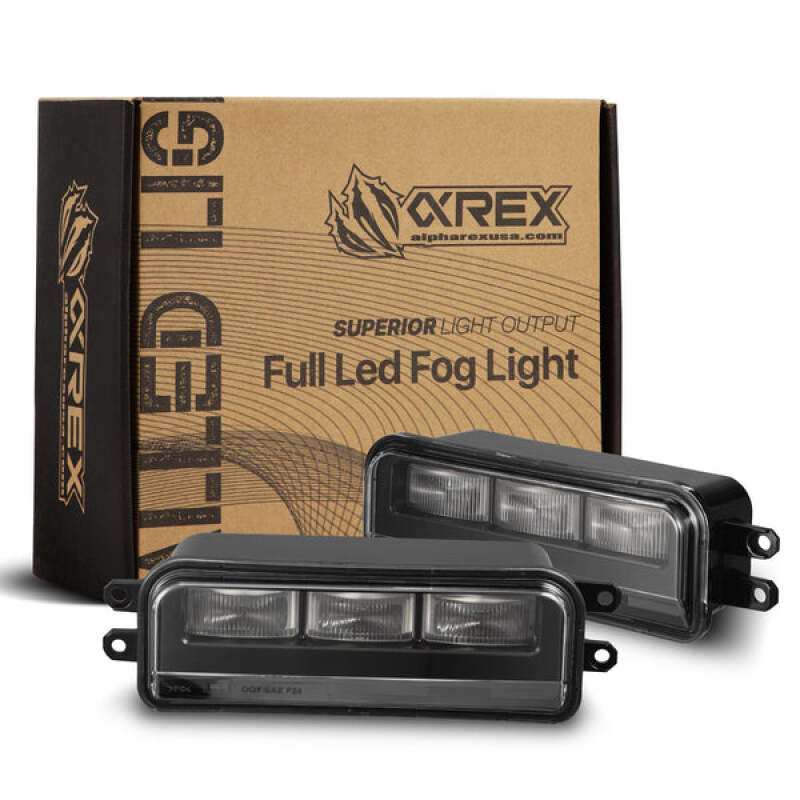 AlphaRex 22-25 Toyota Tundra/Sequoia Double Tap Dual Color LED Projector Fog Lights - Image 3
