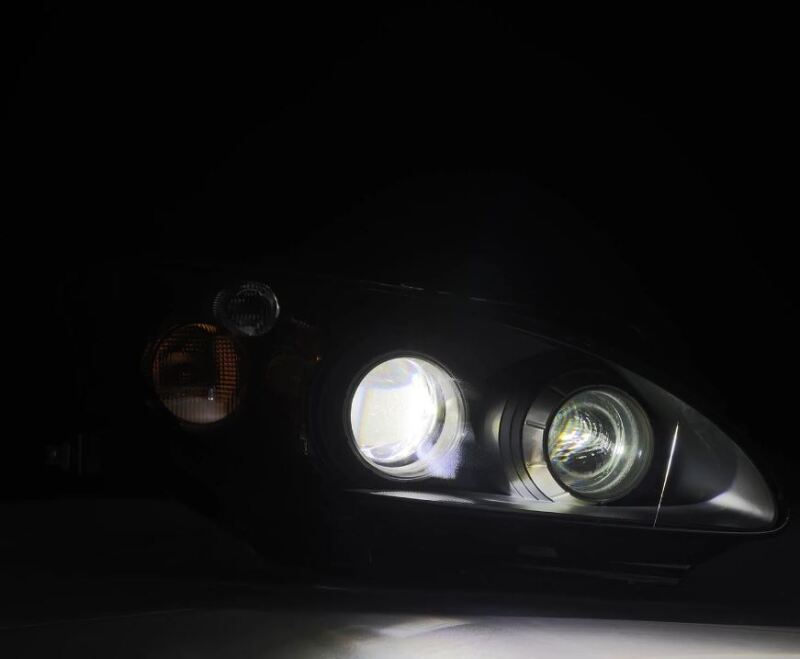 AlphaRex 99-09 Honda S2000 LUXX-Series Projector LED Headlights - Black - Image 4