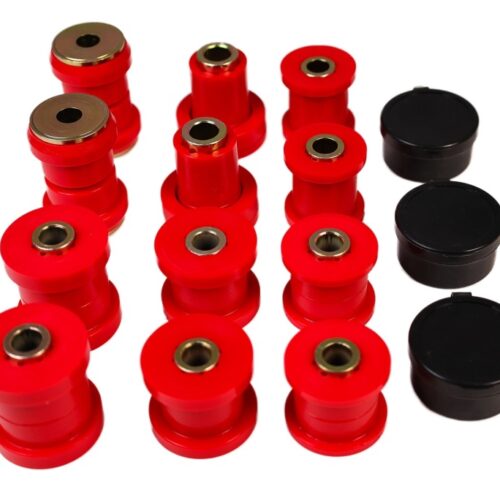 Alternative view of Energy Suspension 8.3140R 01-05 Lexus IS300 Rear Control Arm Bushing Set - Red