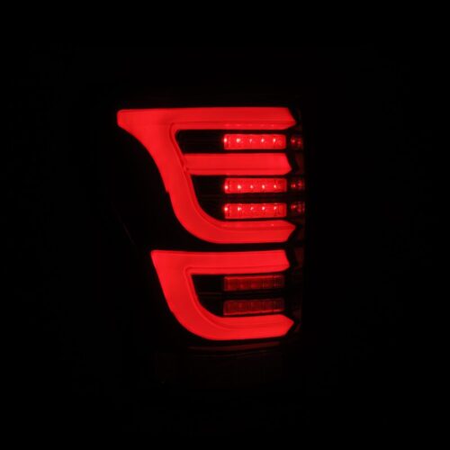 AlphaRex 07-13 Toyota Tundra LUXX-Series LED Tail Lights Black-Red - Image 3