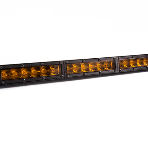 Diode Dynamics 18 In LED Light Bar Single Row Straight - Amber Combo Each Stage Series - Image 8