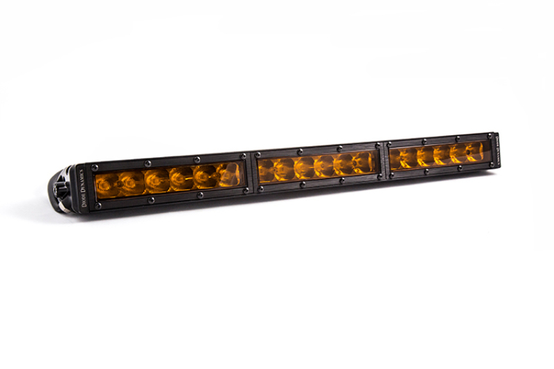 Diode Dynamics 18 In LED Light Bar Single Row Straight - Amber Combo Each Stage Series - Image 8
