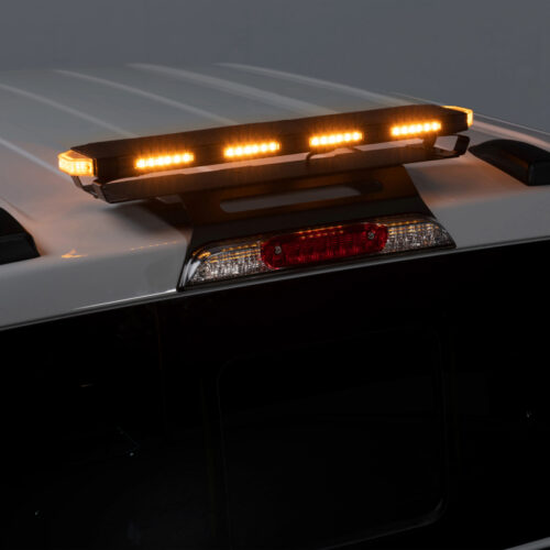 Putco 24In Universal 24In Tri Color Hornet Light (Amber/Blue/White) - LED Stealth Rooftop Strobe Bar - Image 4