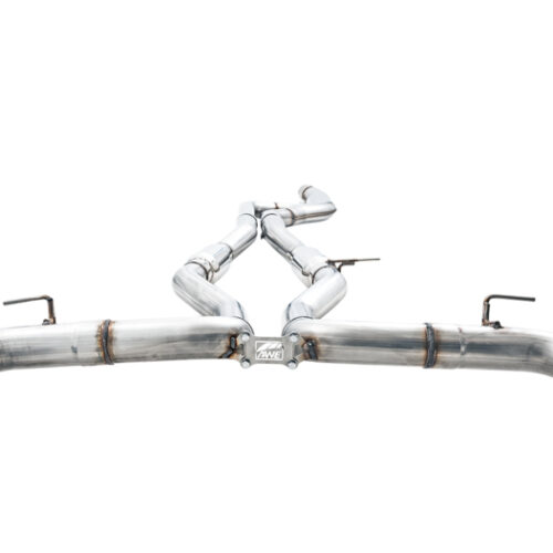 AWE Tuning Track Edition Exhaust - 5in Chrome Silver Tips for 2020 Toyota Supra A90 - Image 3