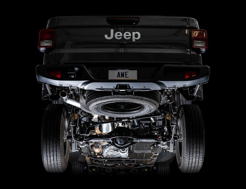AWE Tuning Cat-Back Exhaust for 20-21 Jeep Gladiator JT 3.6L Trail Edition - Image 5