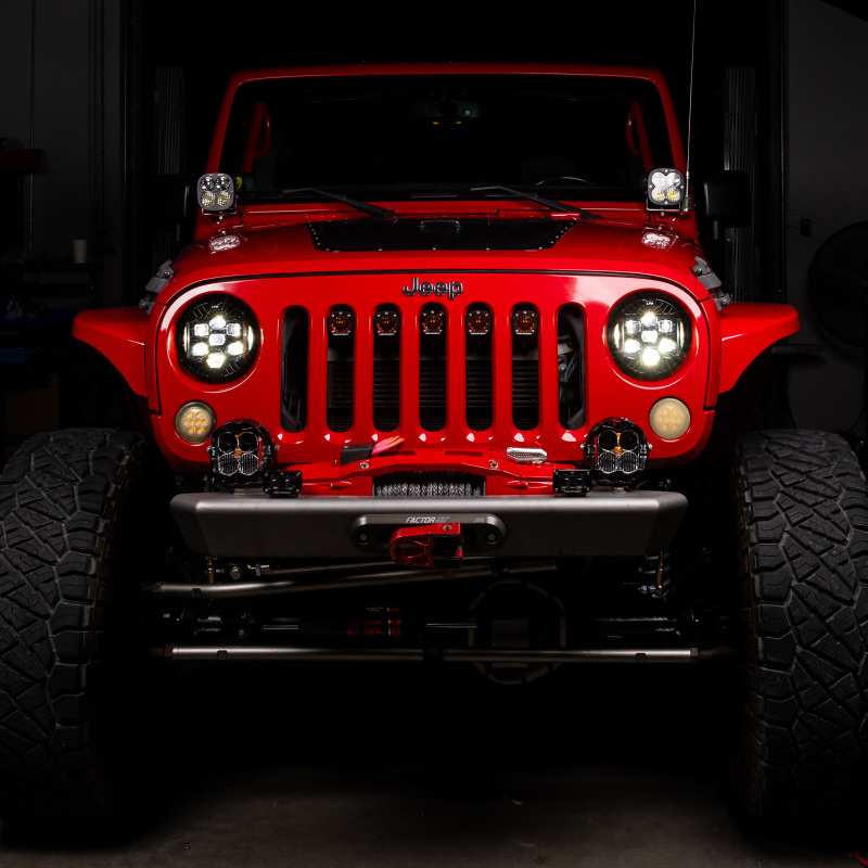 Baja Designs 07-18 Jeep Wrangler JK DOT LP6 LED Headlight Kit (For LED Headlights)- Amber - Image 3