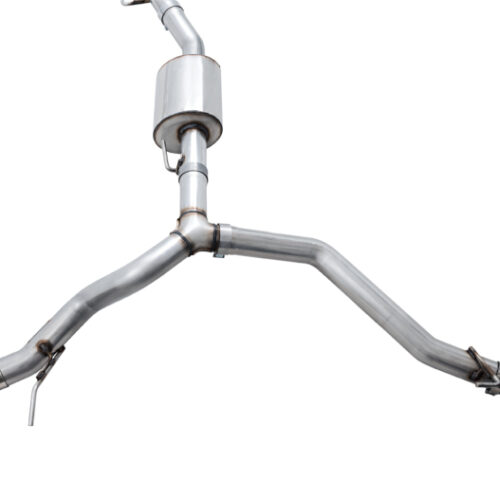AWE Tuning Cat-Back Dual Exhaust - Diamond Black Tip for 20-21 Jeep Gladiator JT 3.6L Tread Edition - Image 6