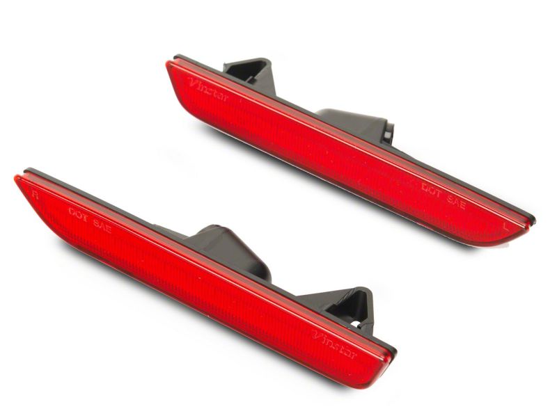 Raxiom for 2010-2014 Ford Mustang Axial Series LED Rear Marker Lights- Red - Image 5
