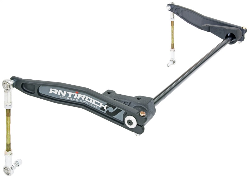RockJock RJ-236100-101 JK Antirock Sway Bar Kit Front Forged Arms Forged Brackets Heavy 1in Bar