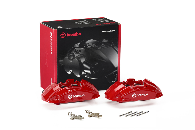 Brembo OE FALA22 2020 Mercedes-Benz E53 AMG/E63 AMG S/17 E300 Hydraulic Front X-Style Brake Calipers - Red