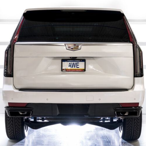 AWE Tuning Exhaust System (Reuses OE Tips) for 2021+ Cadillac Escalade 6.2L ESV 0FG Dual Exit - Image 8