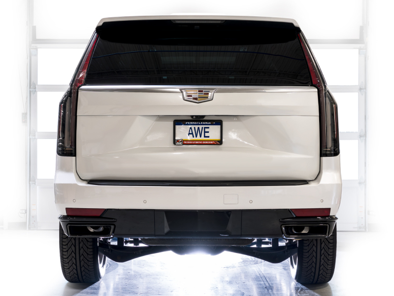 AWE Tuning Exhaust System (Reuses OE Tips) for 2021+ Cadillac Escalade 6.2L 0FG Dual Exit - Image 9