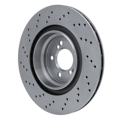 DFC 15-20 BMW M2 Right Rear Drilled Brake Rotor - Image 4