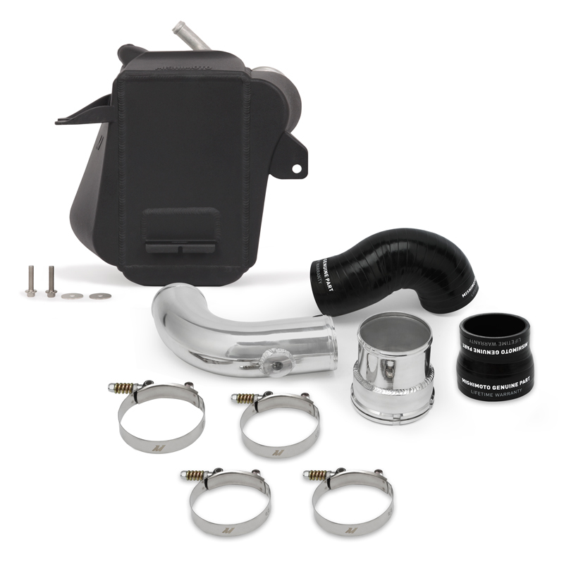 Mishimoto Intercooler - Micro-Wrinkle Black for 2017+ Ford 6.7L Powerstroke Air-To-Water