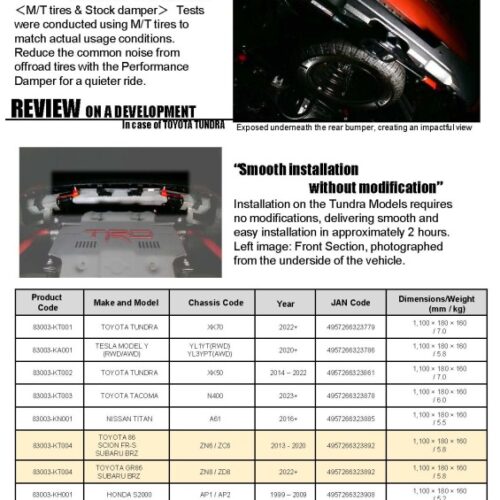 HKS Performance Damper for 86 / GR86 / BRZ - Image 3