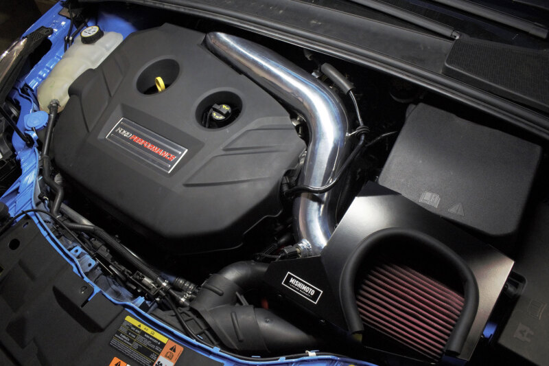 Mishimoto Performance Air Intake Kit - Wrinkle Black for 2016+ Ford Focus RS - Image 9