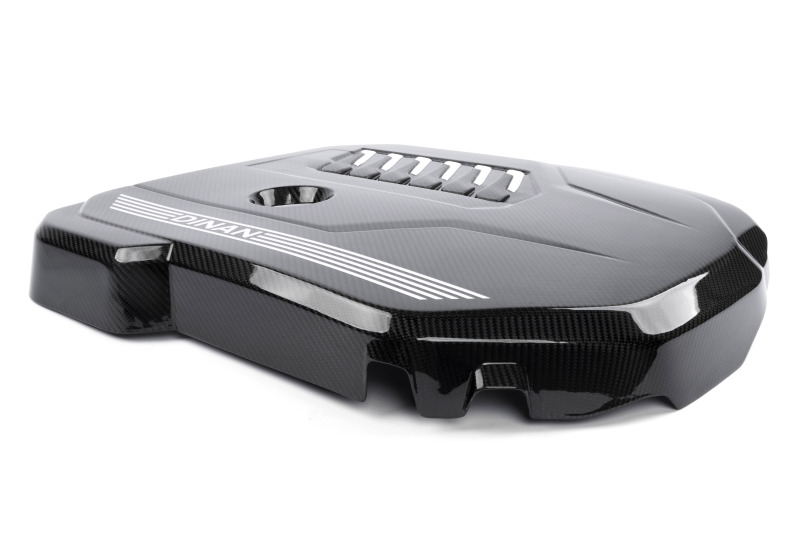 Dinan for 19-26 BMW B58D (G01/G02/G20/G22/G23/G26/G42) Gloss Carbon Fiber Engine Cover w/Matte Accents - Image 2
