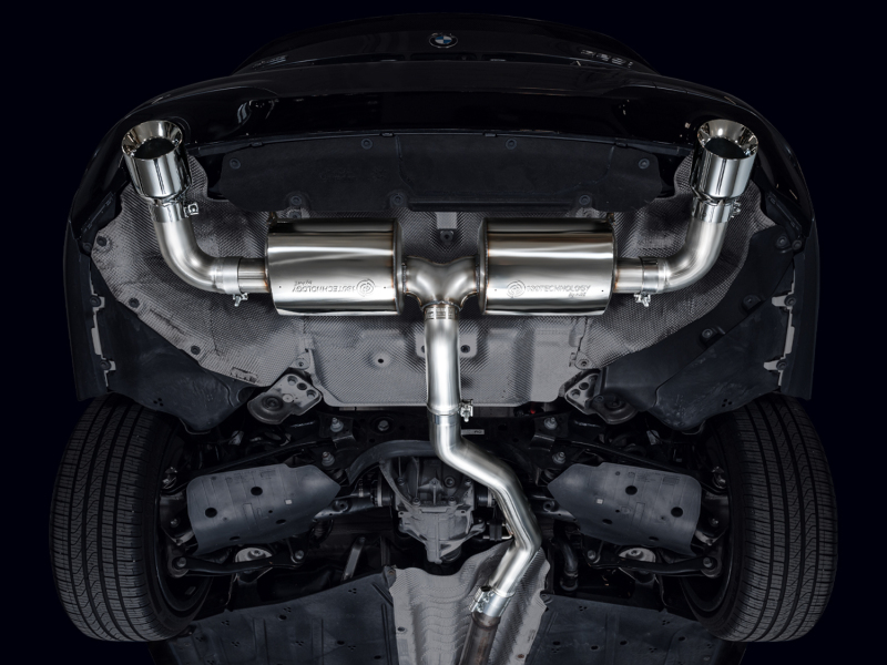 AWE Tuning Axle-Back Exhaust - Chrome Silver for 19-23 BMW 330i / 21-23 BMW 430i Base G2X Touring - Image 2