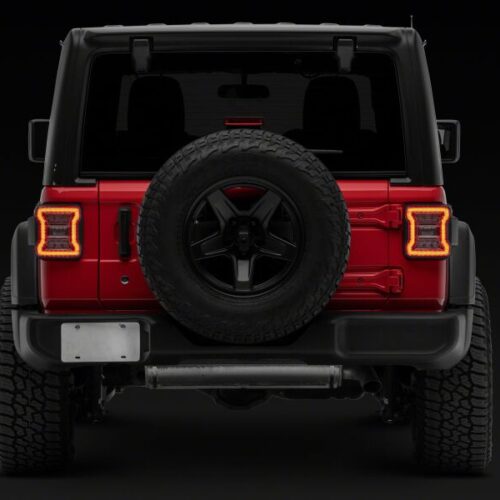 Raxiom for 2018-2026 Jeep Wrangler JL LED Tail Lights- Clear Housing- Clear Lens - Image 5