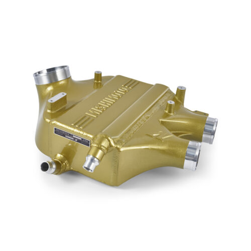 Alternative view of Mishimoto Intercooler Austin Yellow Metallic for 2015-2020 BMW F80 M3/M4