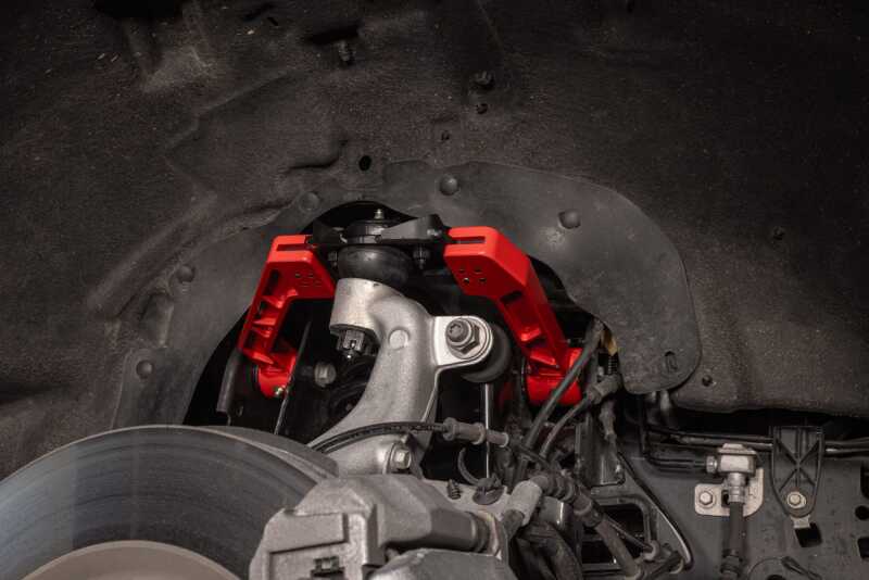 UMI Performance 15-25 Ford F-150 Adjustable Upper A-Arm Kit - Red - Image 10