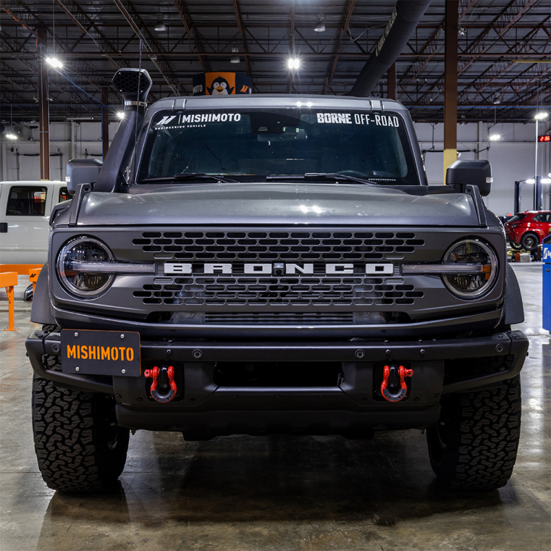 Mishimoto 2021+ Ford Bronco Modular Bumper License Plate Relocation - Image 6