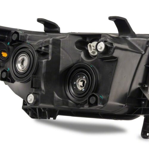 Raxiom for 2007-2013 Toyota Tundra Axial Series Headlights w/ LED Bar- Black Housing (Clear Lens) - Image 4