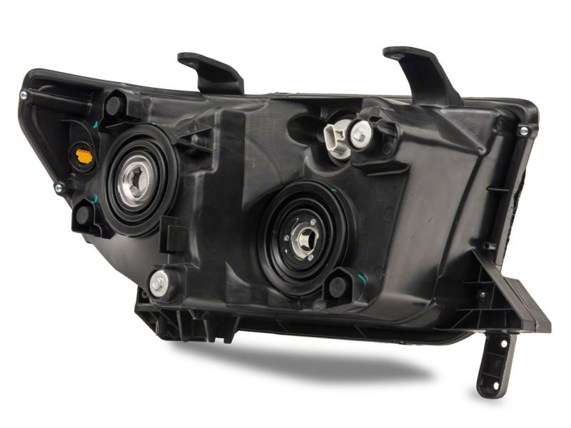 Raxiom for 2007-2013 Toyota Tundra Axial Series Headlights w/ LED Bar- Black Housing (Clear Lens) - Image 4