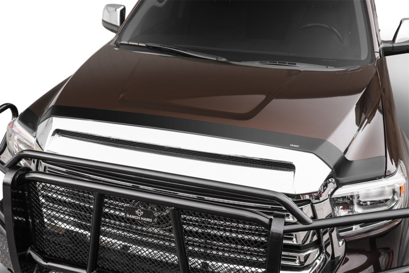 Husky Liners 14-21 Toyota Tundra Aeroskin Hood Protector - Smoke - Image 2