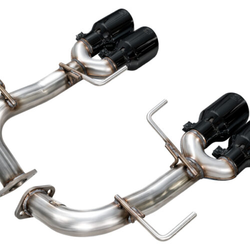 AWE Tuning Track Edition Axle-Back Exhaust - Diamond Black Tips for 22-25 Subaru VB WRX - Image 5