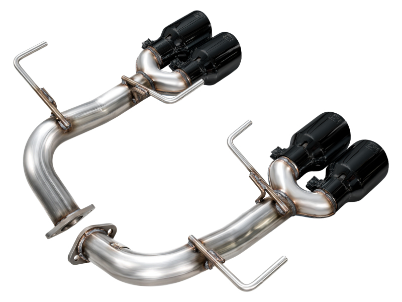 AWE Tuning Track Edition Axle-Back Exhaust - Diamond Black Tips for 22-25 Subaru VB WRX - Image 5